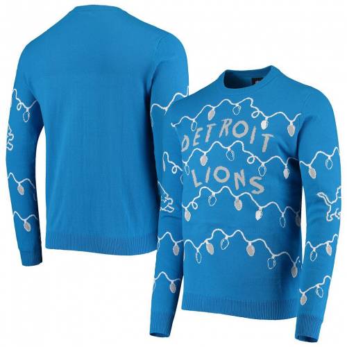 セール Lightup Blue Foco Unbranded トレーナー ライオンズ デトロイト ブルー 青色 Unbranded Ugly セーター ニット トップス メンズファッション Lns Sweater Kkoh111 Pkmgamping1 Slemankab Go Id