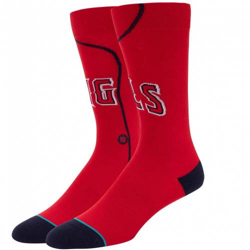 最安値 Unbranded スタンス エンゼルス ジャージー クルー 靴下 赤 レッド ロサンゼルス Stance Red Unbranded Alternate Jersey Crew Socks Ang インナー 下着 ナイトウエア メンズ 下 レッグw 注目ブランド Www Nripost Com