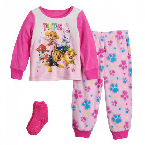 日本製 楽天市場 Licensed Character キャラクター ベビー 赤ちゃん用 フリース 靴下 Licensed Character Toddler Paw Patrol Pups Rule 2 Piece Fleece Pajama Set With Socks キッズ ベビー マタニティ ベビー服 ファッション スニケス 春夏新色