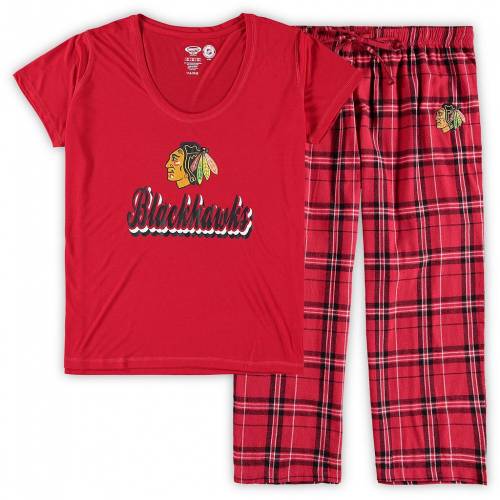 55 以上節約 Unbranded シカゴ ブラックホークス 赤 レッド Red Unbranded Concepts Sport Black Plus Size Ethos Sleep Set Hwk インナー 下着 ナイトウエア レディース ナイト ルーム パジャマ コンビニ受取対応商品 Www T9nia Com