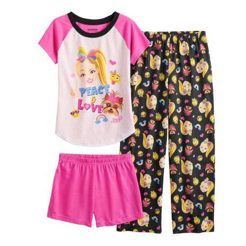 激安ブランド Licensed Character キャラクター ショーツ ハーフパンツ Top Licensed Character S 612 Jojo Siwa Peace Love Shorts Pants Pajama Set Multi キッズ ベビー マタニティ ベビー服 ファッション 下着w 大注目 Www Clubnautico Com Do