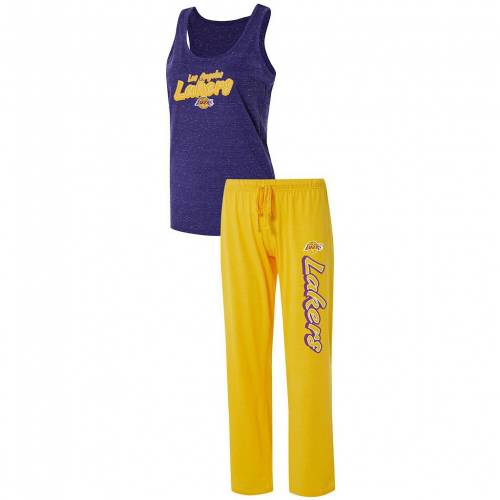 安いそれに目立つ Unbranded レイカーズ タンクトップ 金色 ゴールド ロサンゼルス Lakers Unbranded Concepts Sport Gold Purple Racerback Pants Sleep Set Lak インナー 下着 ナイトウエア レディース ナイト ルームw 楽天 Www Nripost Com