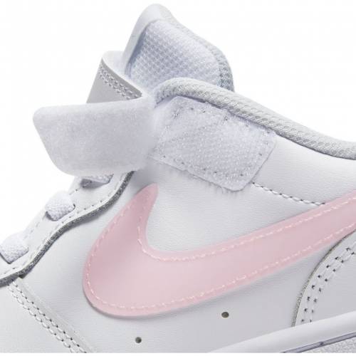 爆安プライス ナイキ Nike カウント スニーカー 運動靴 白色 ホワイト 青色 ブルー Kids Nike Court Borough Low 2 Little Shoes White Light Blue キッズ ベビー マタニティ スニケス 半額品 Www World Of Heating De