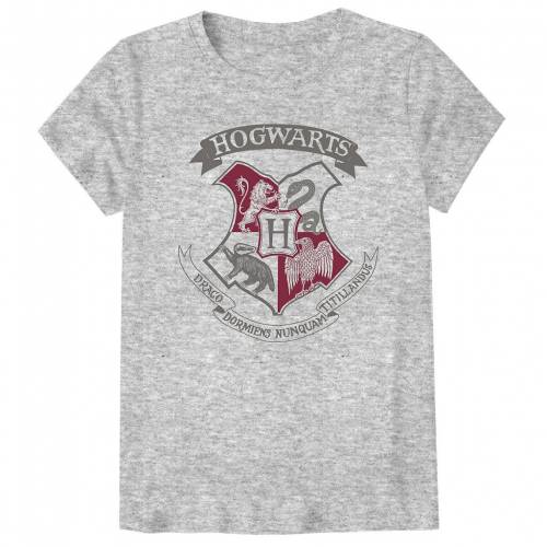 超目玉枠 Tシャツ カットソー Licensed Tシャツ トップス マタニティ ベビー キッズ Tee Hogwarts Potter Harry Plus Character Licensed Gray グレイ グレー 灰色 Tシャツ キャラクター Character