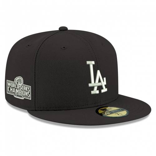 安い ニューエラ New Era エラ 黒色 ブラック ドジャース シリーズ ニューエラ ロサンゼルス Black World Series Champions Side Patch 59fifty Fitted Hat Lad バッグ キャップ 帽子 メンズキャップ 帽 人気満点 Scorapedia Lemsiclb Org