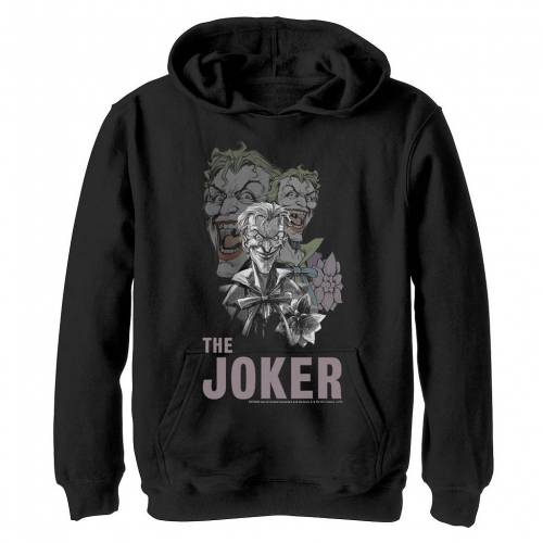 スウェット トレーナー まとめ買い Graphic Collage Joker The Batman Character Licensed キッズ ジュニア ブラック 黒色 パーカー フーディー フリース グラフィック キャラクター Character Licensed Fleece Black Hoodie Upscontroles Com Br