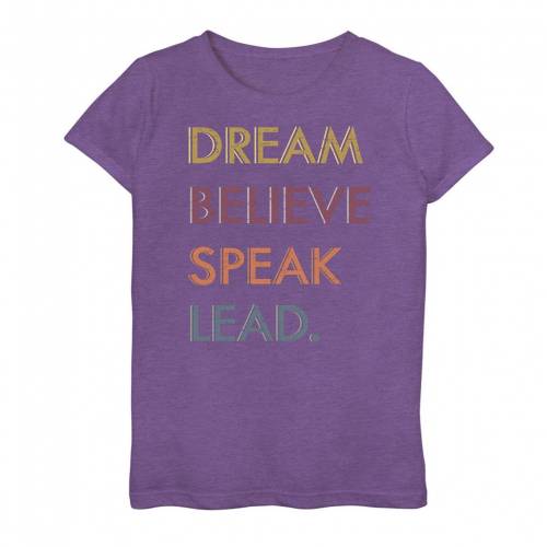 超大特価 楽天市場 Licensed Character キャラクター ドリーム Tシャツ 紫 パープル ヘザー Purple Heather Licensed Character Dream Believe Speak Lead Text Tee キッズ ベビー マタニティ トップス Tシャツ スニケス 50 Off Www Lexusoman Com