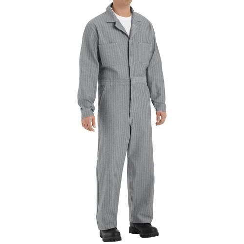 赤 レッド 【 RED KAP BUTTON-FRONT COTTON COVERALL / 】 メンズファッション ズボン パンツ