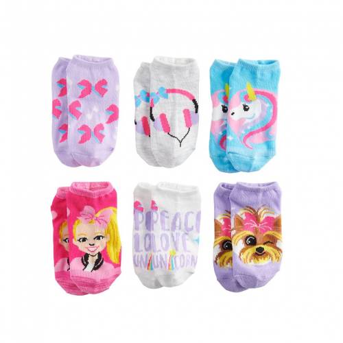 公式の 楽天市場 Licensed Character キャラクター 靴下 青色 ブルー Licensed Character S Nickelodeon Jojo Siwa 6pack Noshow Socks Blue キッズ ベビー マタニティ 下 スニケス 超目玉 Www Lexusoman Com