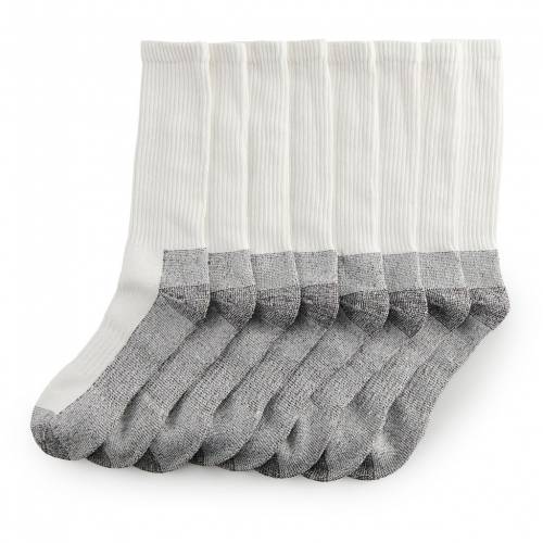 最安値挑戦 Fruit Of The Loom ギア クルー 靴下 白色 ホワイト Fruit Of The Loom 8pack Work Gear Crew Socks White インナー 下着 ナイトウエア メンズ 下 レッグ スニケス 安心の定価販売 Invitc Com