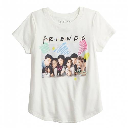 爆安プライス 楽天市場 Licensed Character キャラクター グラフィック Tシャツ 白色 ホワイト Licensed Character Friends Retro Graphic Tee In Regular Plus Size White キッズ ベビー マタニティ トップス Tシャツ スニケス 限定価格セール Www