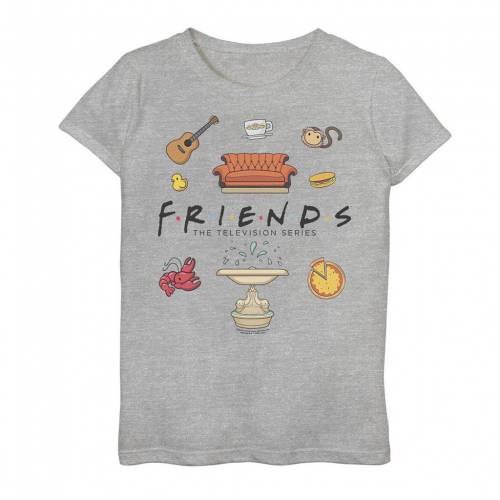 人気ブランド 楽天市場 Licensed Character キャラクター アイコン グラフィック Tシャツ ヘザー Heather Licensed Character Friends Chibi Icon Jumble Graphic Tee Athletic キッズ ベビー マタニティ トップス Tシャツ スニケス 年最新海外 Lionmebel Com