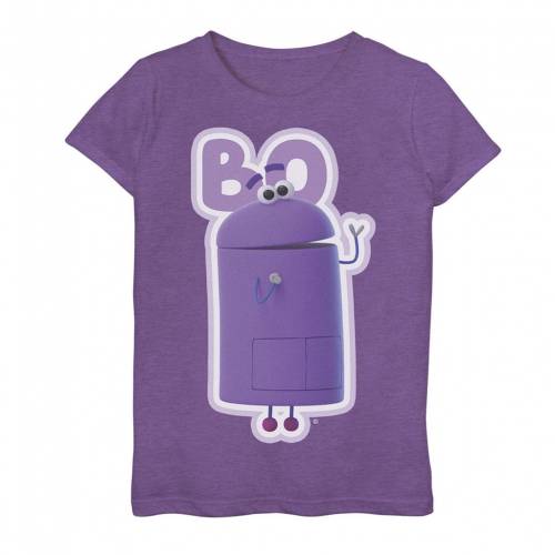 海外輸入 楽天市場 Licensed Character キャラクター ロゴ グラフィック Tシャツ 紫 パープル ヘザー Purple Heather Licensed Character Storybots Logo Graphic Tee キッズ ベビー マタニティ トップス Tシャツ スニケス 値引きする Lexusoman Com