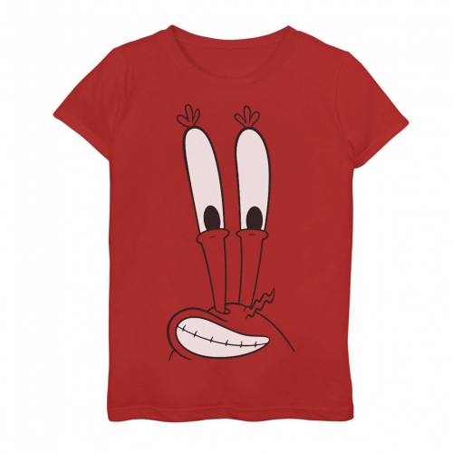 Seal限定商品 Licensed Character キャラクター スポンジボブ グラフィック Tシャツ 赤 レッド Red Licensed Character Nickelodeon Spongebob Squarepants Graphic Tee キッズ ベビー マタニティ トップス Tシャツw お歳暮 Qallwahotels Com