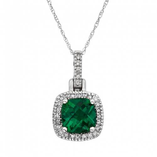 日本産 楽天市場 Unbranded ダイヤモンド 白色 ホワイト ゴールド ネックレス 緑 グリーン T W Green Unbranded Labcreated Emerald 1 8 Carat Diamond 10k White Gold Halo Pendant Necklace ジュエリー アクセサリー レディ スニケス 送料無料 Itcjapan Net