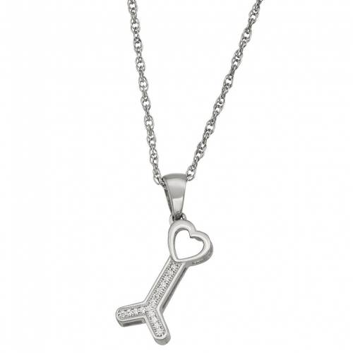 銀色 シルバー ダイヤモンド アロー ネックレス 【 JEWELEXCESS STERLING SILVER DIAMOND ACCENT HEART ARROW PENDANT NECKLACE / SILVER TONE 】 ジュエリー アクセサリー レディースジュエリー ペンダント 25,425円