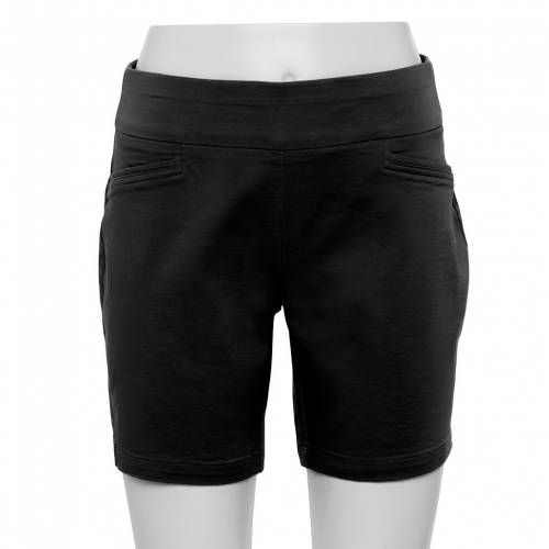 初回限定 Croft Barrow ショーツ ハーフパンツ 黒色 ブラック Croft Barrow Effortless Stretch Shorts Black レディースファッション ボトムス パンツ 国際ブランド Escolasbarquinha Pt