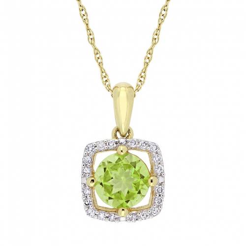 人気ブランドを 楽天市場 Stella Grace ゴールド ダイヤモンド ネックレス Ct T W Stella Grace 10k Gold Gemstone 1 10 Diamond Frame Pendant Necklace Peridot ジュエリー アクセサリー レディースジュエリー ネックレス スニケス 全日本送料無料