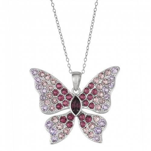 お気にいる 楽天市場 Unbranded 銀色 シルバー ネックレス Silver Unbranded Sterling Crystal Butterfly Pendant Necklace Tone ジュエリー アクセサリー レディースジュエリー ネックレス スニケス 楽天市場 Www Kioskogaleria Com