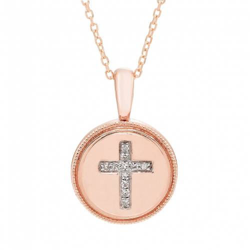 ゴールド ダイヤモンド ネックレス IT'S 【 IT'S PERSONAL 14K GOLD DIAMOND ACCENT CROSS PENDANT NECKLACE / 】 ジュエリー アクセサリー レディースジュエリー ペンダント