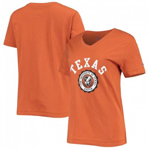 格安即決 Tシャツ カットソー チャンピオン トップ レディースファッション Tex Tshirt Vneck Seal College University Texas Champion Orange Tシャツ Vネック カレッジ ロングホーンズ オレンジ 橙 テキサス チャンピオン Champion Www Ethiopianreporter Com