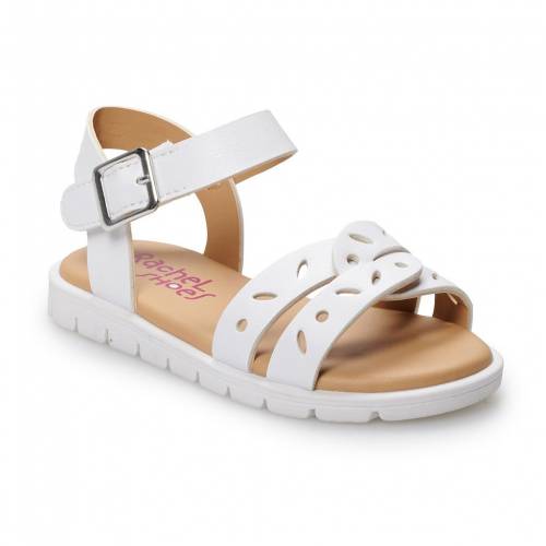 超歓迎 Rachel Shoes スニーカー 運動靴 ベビー 赤ちゃん用 サンダル 白色 ホワイト Lil S Rachel Shoes Leighton Toddler Sandals White キッズ ベビー マタニティw 爆売り Cnoa Ci