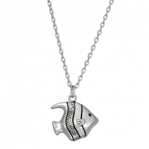 銀色 シルバー ネックレス 【 UNBRANDED STERLING SILVER FISH NECKLACE / 】 ジュエリー アクセサリー レディースジュエリー ペンダント|スニケス