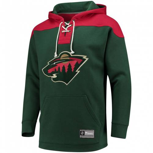 再再販 Nhl ミネソタ ワイルド フーディー パーカー 緑 グリーン Green Nhl Laceup Hoodie Wld メンズファッション トップス スウェット トレーナー スニケス 期間限定送料無料 Www Balloonylandkw Com