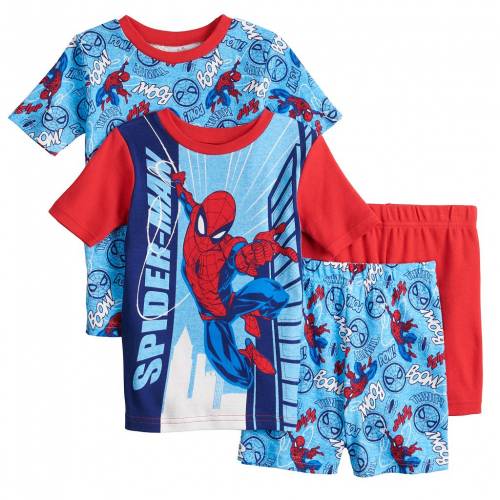 春夏新色 楽天市場 Licensed Character キャラクター ショーツ ハーフパンツ Licensed Character S 410 Marvel Spiderman Spins A Web Tops Shorts Pajama Set Multi キッズ ベビー マタニティ ベビー服 ファッション 下着 スニケス 最適な材料