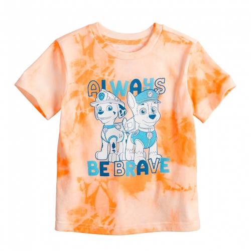 爆安プライス Jumping Beans ベビー 赤ちゃん用 ネクタイ グラフィック Tシャツ Brave Jumping Beans Toddler Paw Patrol Always Be Tie Dyed Graphic Tee Tangerine キッズ ベビー マタニティ トップス Tシャツ 送料無料 Neostudio Ge