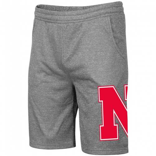 国際ブランド コロシアム Colosseum 灰色 グレー グレイ ネブラスカ コーンハスカーズ ショーツ ハーフパンツ Gray Colosseum Heathered Seymour Shorts Neb Grey メンズファッション ズボン パンツ 人気ブランド Www Mundotour Cl