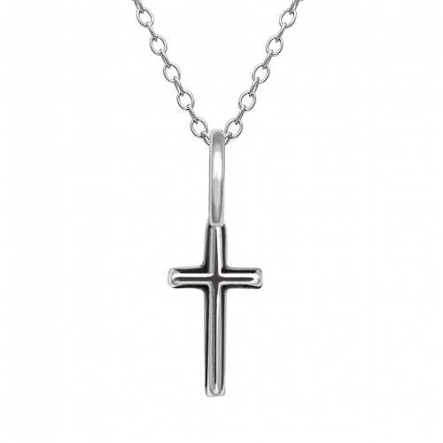 銀色 シルバー ネックレス 【 PRIMROSE OXIDIZED STERLING SILVER CROSS PENDANT NECKLACE / STERLING SILVER 】 ジュエリー アクセサリー レディースジュエリー ペンダント｜スニケス