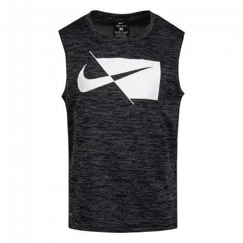 ナイキ Nike ドライフィット ロゴ グラフィック Tシャツ 黒色 ブラック ジュニア キッズ Drifit Nike S 47 Logo Graphic Muscle Tee Black Imaicom Com