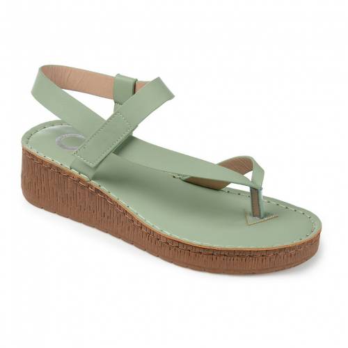 21年秋冬新作の緑 コレクション カジュアル Green ファッション グリーン ファッションブランド Green サンダル コレクション サンダル Journee Collection Mccal Sandals 在庫処分大特価の
