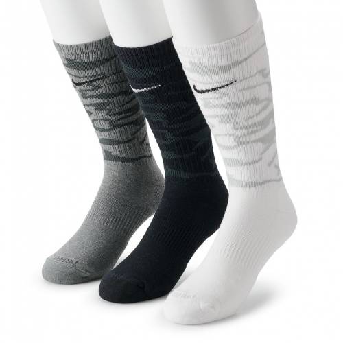 ファッション Socks Nike ナイキ ナイキ カジュアル 3個入 Cushioned メンズ クルー Crew 靴下 トレーニング ドライフィット ソックス Drifit Nike 3pack Everyday Plus Cushioned Training Crew Socks Whtcrbblk スニケス