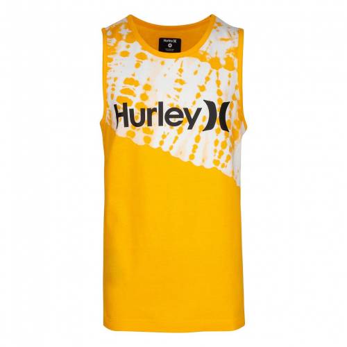 タンクトップ ジュニア ハーレー ファッションブランド ネクタイ グラフィック タンクトップ キッズ ベビー マタニティ Hurley ハーレー カジュアル オレンジ 橙 ファッション キッズ グラフィック ジュニア Orange Hurley Tie Dye One Only Graphic Muscle