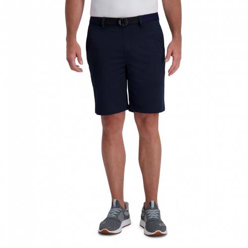 安い Haggar シリーズ ショーツ ハーフパンツ 紺色 ネイビー Haggar Active Series Slimfit Belted Shorts Navy メンズファッション ズボン パンツ スニケス オープニング大放出セール Portnetcorporation Co Zw