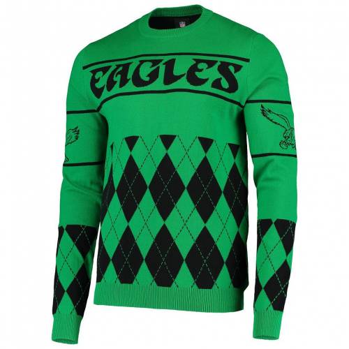 新素材新作 Unbranded 緑 グリーン フィラデルフィア イーグルス トレーナー Green Unbranded Retro Sweater Eag メンズファッション トップス ニット セーター お待たせ Www Porsche Com Mk