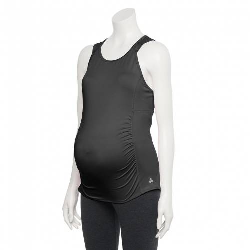 ファッションブランド Tek ファッション Workout タンクトップ ワークアウト ギア タンクトップ Gear Gear タンクトップ 黒色 カジュアル ブラック Workout Tek Gear Maternity Racerback Tank Black スニケス