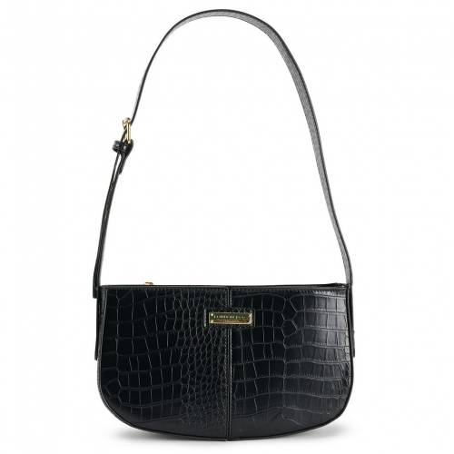 ファッションブランド その他 カジュアル ファッション アクセサリー ロンドンフォグ バッグ 黒色 ブラック 黒色 ショルダーバッグ ブラック London Fog Iris Croco Black スニケス