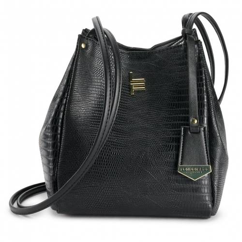 ロンドンフォグ ファッションブランド Textured Lizard アクセサリー Coco ファッション ブラック Coco カジュアル その他 Black Fog スニケス Lizard 黒色 London Crossbody