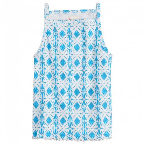 So 貯蔵タンクとっ始め 青碧 青 男の子 キッズ So S 4 Square Neck Ribbed In Regular Plus Size Blue Aztec Indianwellsrotary Com