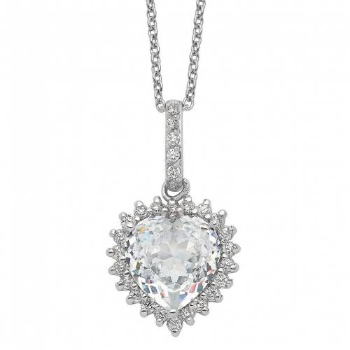 ネックレス 【 SOPHIE MILLER STERLING CUBIC ZIRCONIA FACETED HEART NECKLACE / 】 ジュエリー アクセサリー レディースジュエリー ペンダント｜スニケス
