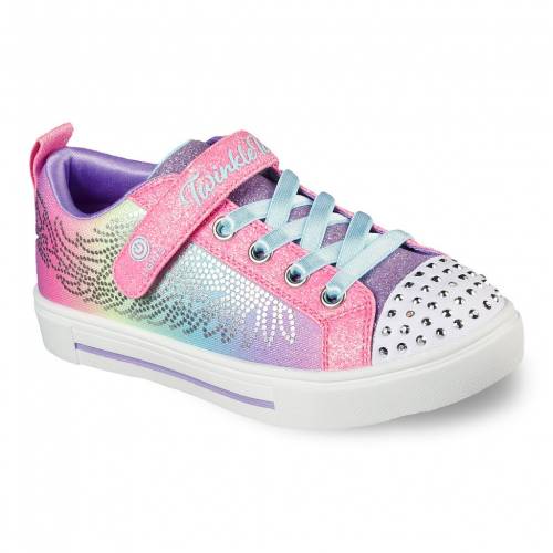 スケッチャーズ Skechers スケッチャーズ マジック スニーカー 運動靴 ピンク S ジュニア キッズ Pink Skechers Twinkle Toes Sparks Winged Magic Shoes Hot Multi Aplusfinance Blog Com