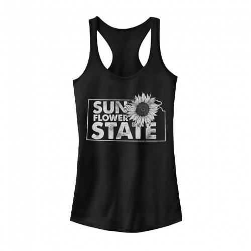 Unbranded カンザス グラフィック タンクトップ 黒色 ブラック State ジュニア キッズ Unbranded Kansas Sunflower Graphic Tank Black Butlerchimneys Com