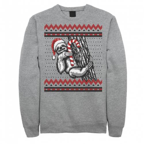 安価返品ok ファッションブランド Fleece カジュアル ファッション キャラクター クリスマス ヘザー フリース スウェットシャツ トレーナー ヘザー Ugly メンズ Heather Licensed Character Sloth Candy Cane Ugly Christmas Fleece Crewneck Sweatshirt Athletic 安価返品ok ファッションブランド Fleece カジュアル ファッション キャラクター クリスマス ヘザー フリース スウェットシャツ トレーナー ヘザー Ugly メンズ Heather Licensed Character Sloth Candy Cane Ugly Christmas Fleece Crewneck Sweatshirt Athletic
