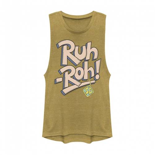 上品本物保証 ファッションブランド Tシャツ キッズ キャラクター カジュアル グラフィック ジュニア ゴールド Tシャツ カットソー ヘザー Heather ファッション Ruhroh キッズ Licensed Character Scoobydoo Muscle Graphic Tee Gold 業界最安値挑戦中