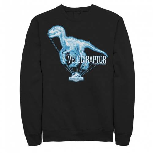 キャラクター ロゴ スウェットシャツ トレーナー 【 LICENSED CHARACTER JURASSIC WORLD VELOCIRAPTOR HOLOGRAM TITLE LOGO SWEATSHIRT / 】 メンズファッション トップス｜スニケス 18,542円