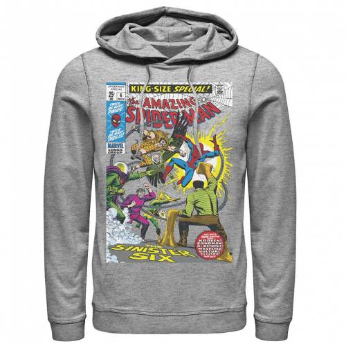 マーベル フーディー パーカー 【 MARVEL SPIDER-MAN SINISTER SIX COMIC HOODIE / 】 メンズファッション トップス スウェット トレーナー