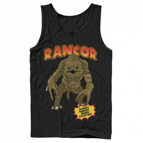 Licensed Character キャラクター タンクトップ 黒色 ブラック スターウォーズ メンズ Licensed Character Rancor Always Hungry Never Satisfied Tank Black Psicologosancora Es